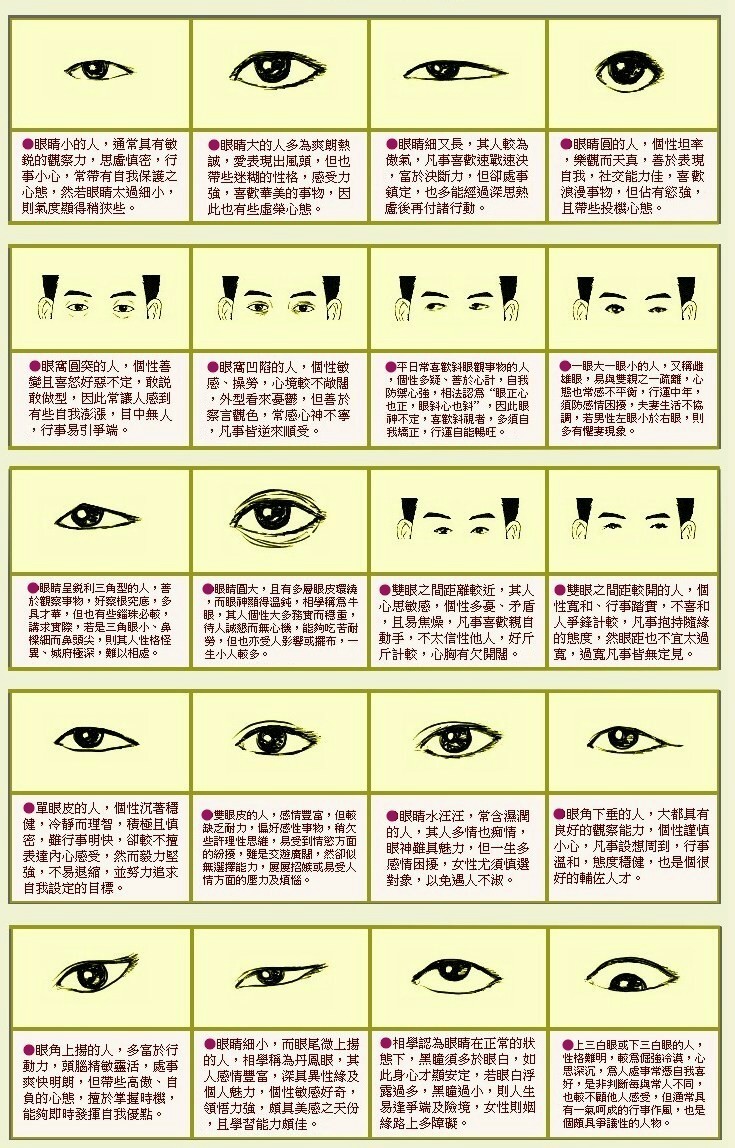 眼型图解