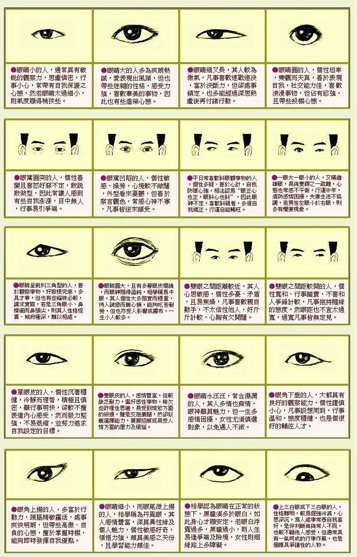 眼型图解